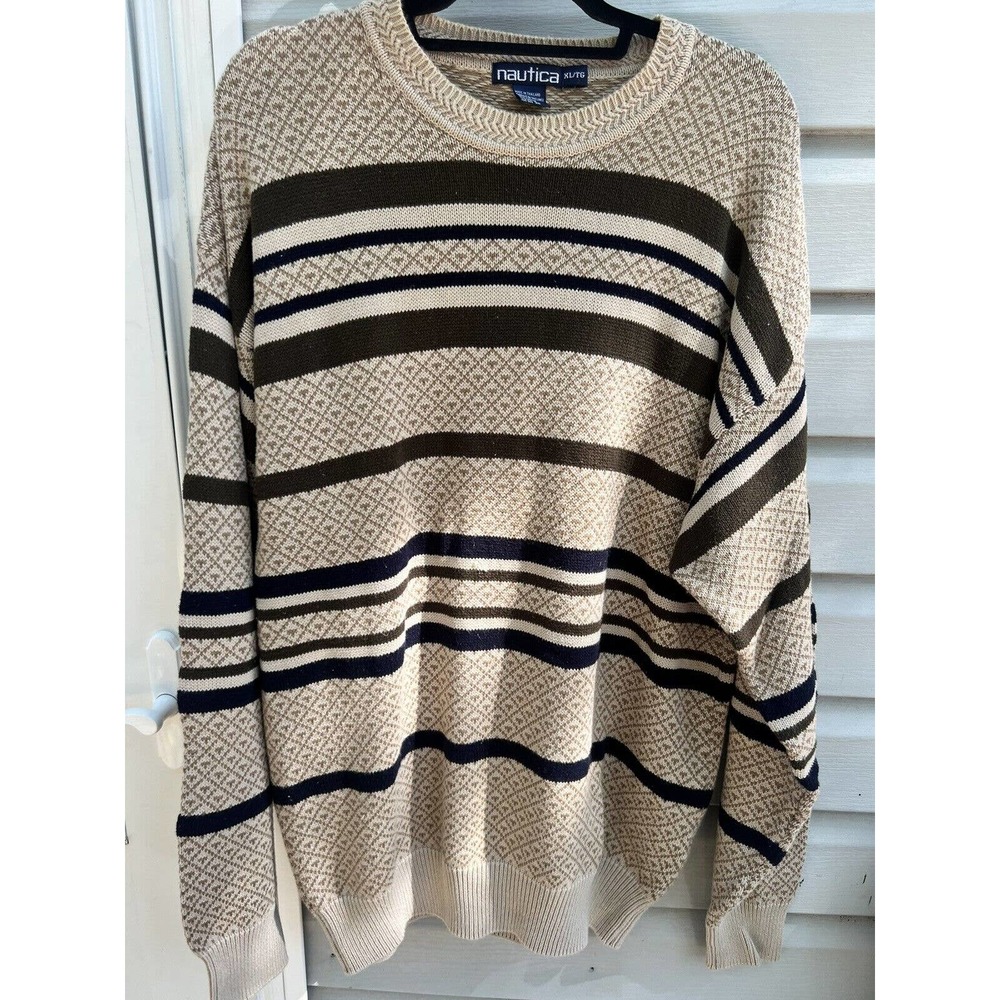 Mens Nautica Fall Sweater XL
